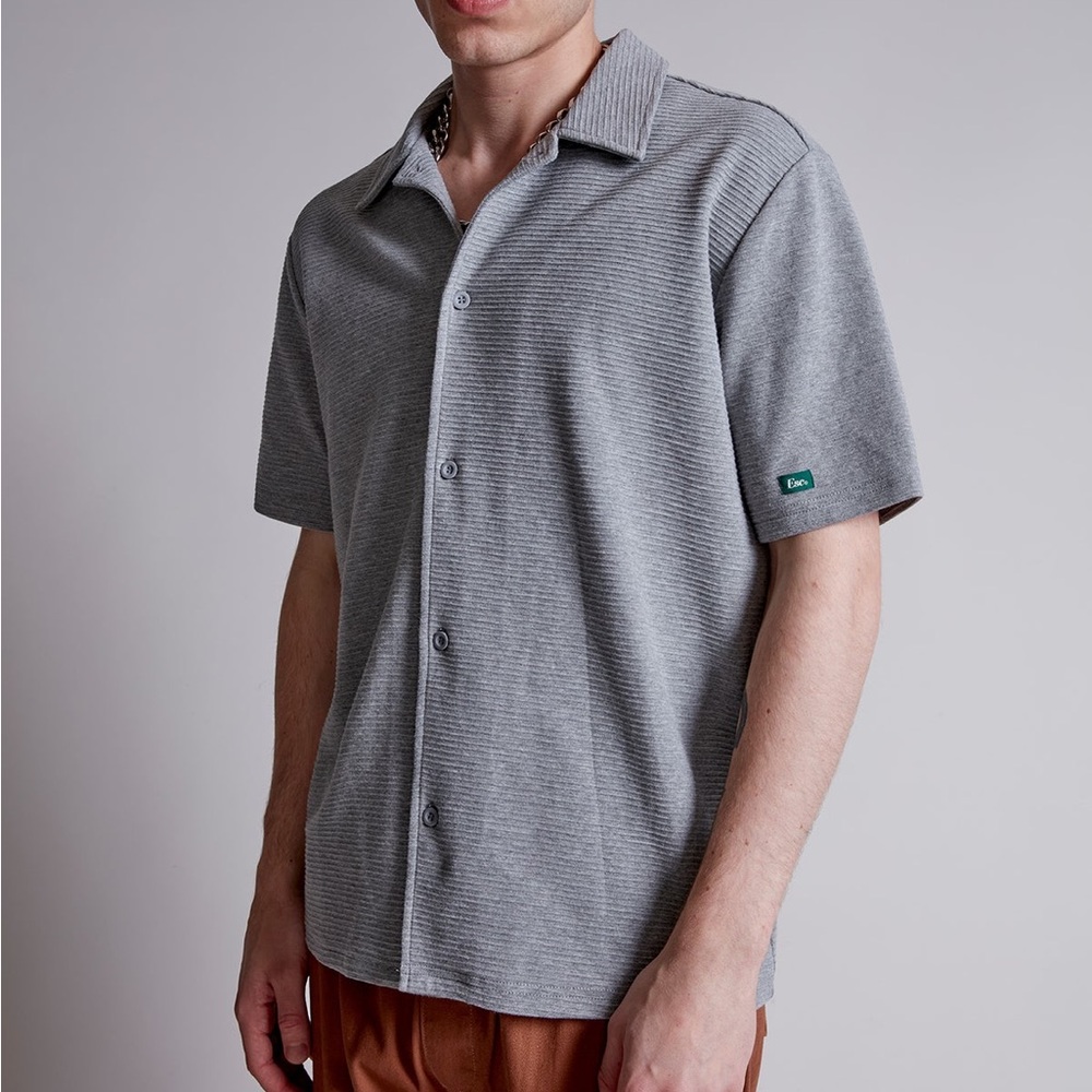 Escape • Ottoman Shirt in Grey Melange